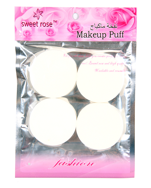 Sweet Rose Ince Yuvarlak Dortlu Makyaj Sungeri